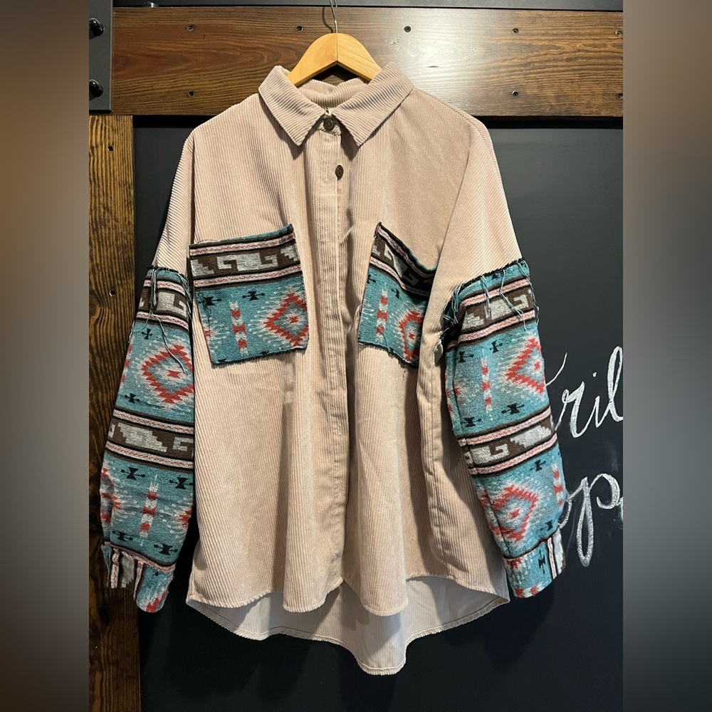 ✨WESTERN PRINT SHACKET✨